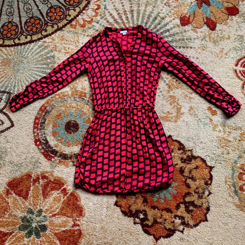 Bright colored,light weight dress.
